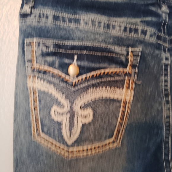 Indigo Wisdom Original Jeans Denim size 34X32 - Picture 9 of 16